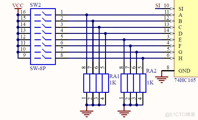 看图要仔细-设计74HC165的原理图库文件-PCB系列教程2-2_引脚_11